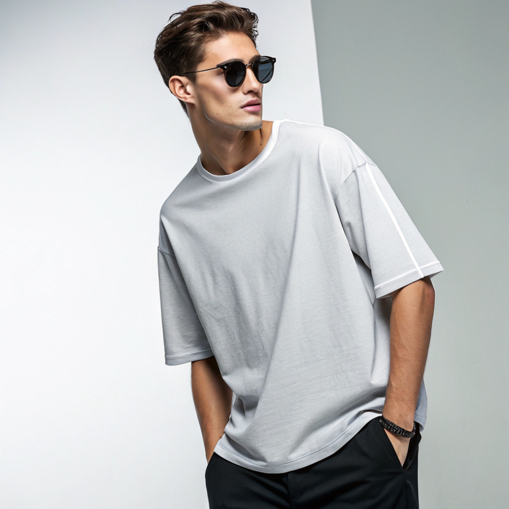 Ash Grey Oversized T-Shirt