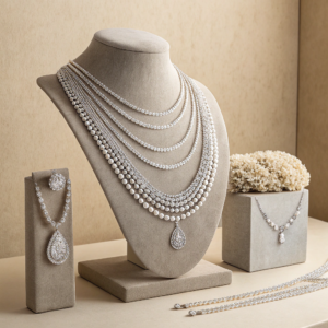 Layered Artificial Statement Necklace