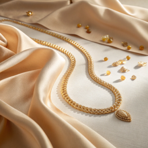 Minimal Gold Finish Chain Necklace