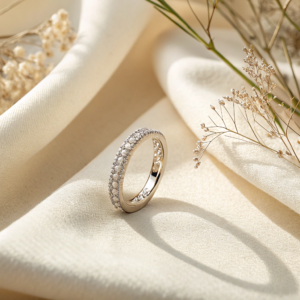 Minimal Gold Finish Artificial Band Ring